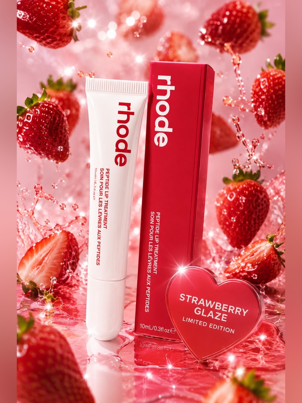 Rhode Peptide Lip Treatment – Strawberry Glaze | Limited Edition